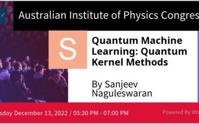 QSPectral presents on Quantum Machine Learning at the Australian Institute