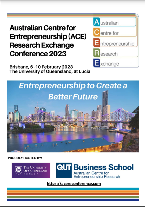 QSPectral presented a talk on “Artificial Intelligence for Predicting Start-up Success” at the Australian Centre for Entrepreneurship Research Exchange (ACERE) conference in February 2023.